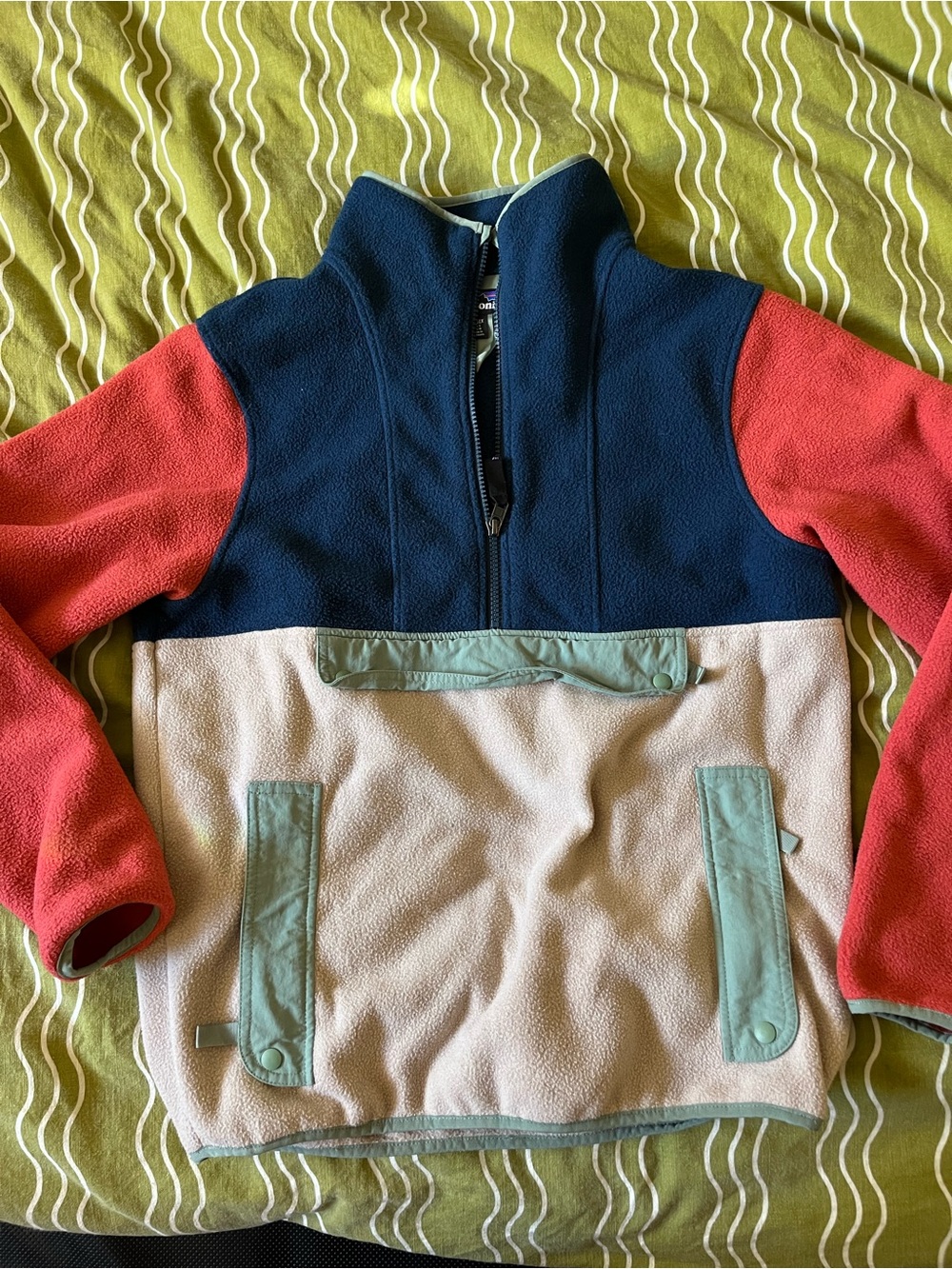 Patagonia color block synchilla